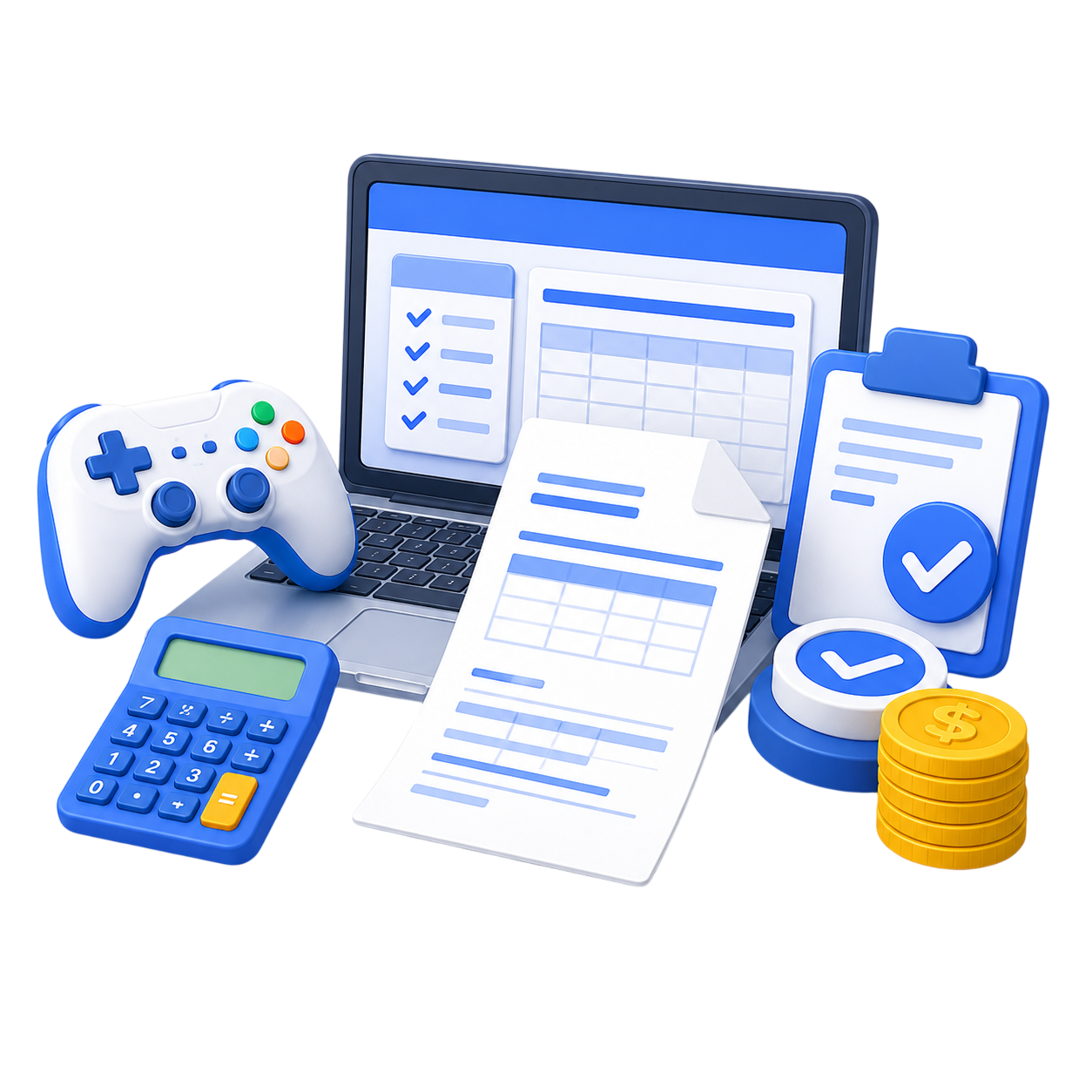 C2B2C遊戲報稅系統圖示